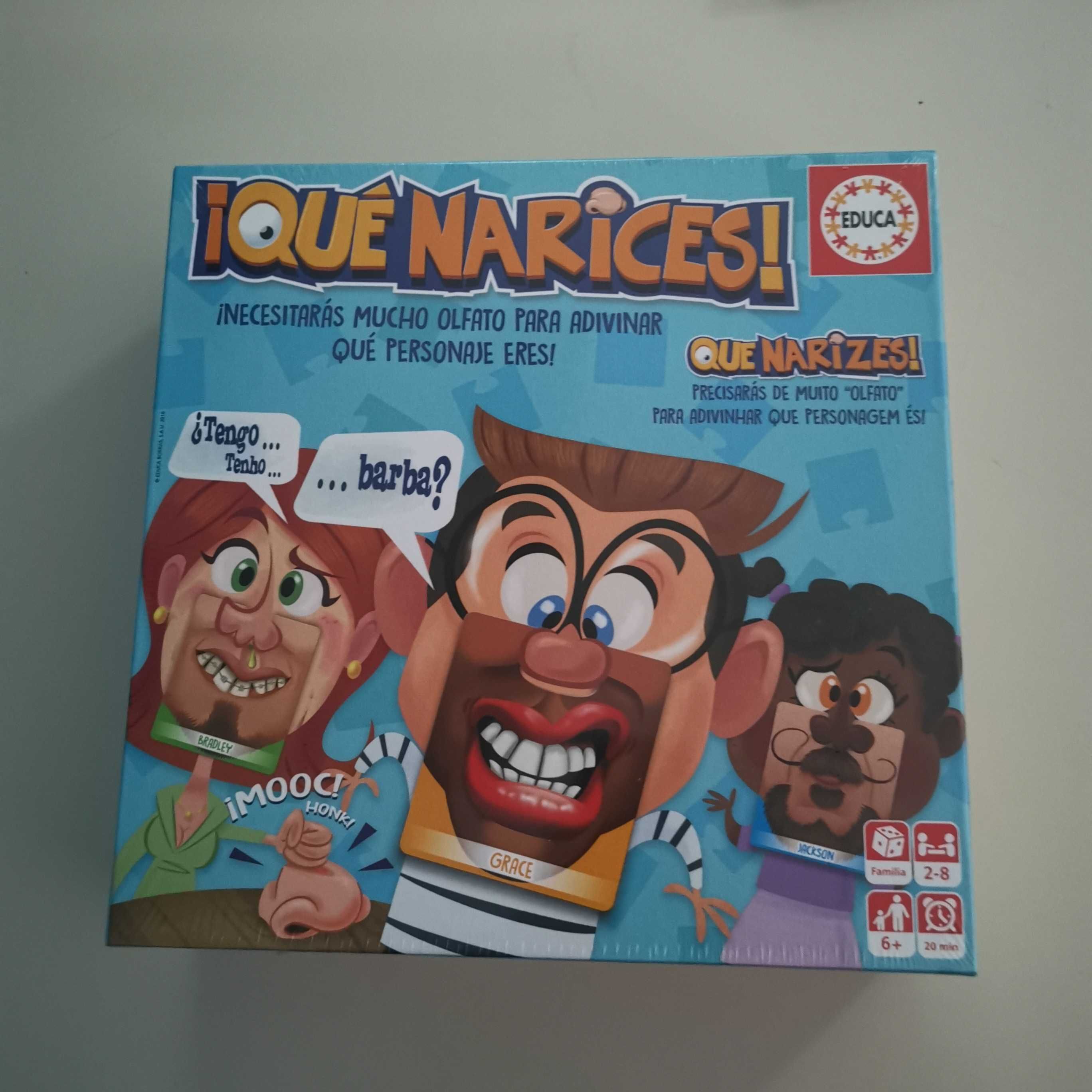 Que narizes! - Jogo de Tabuleiro Selado/Novo