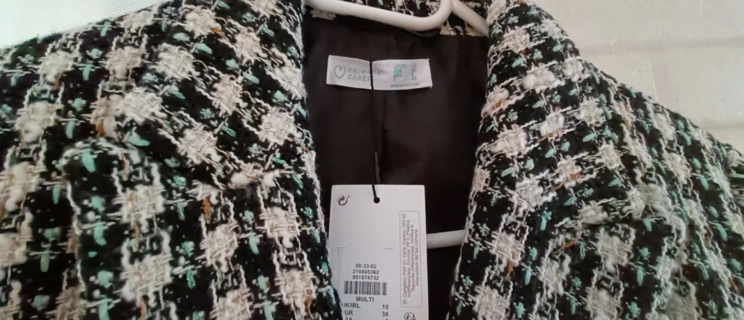 Primark nowa marynarka zakiet  tweedowa
