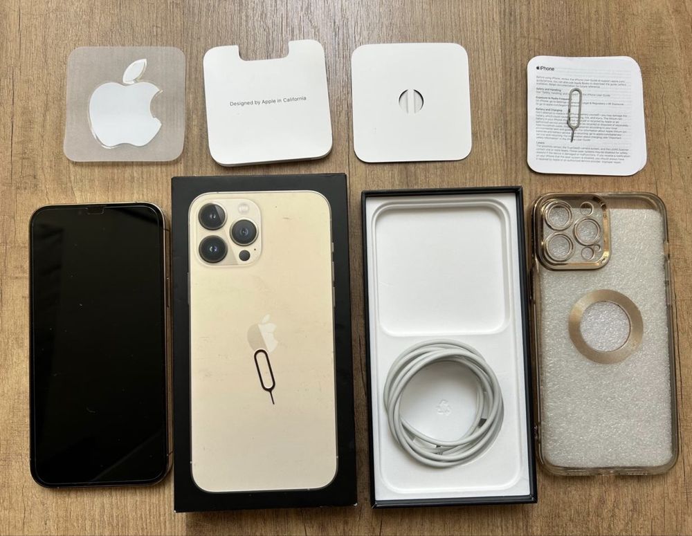 iPhone 13 Pro Max; dual sim, 256gb, gold