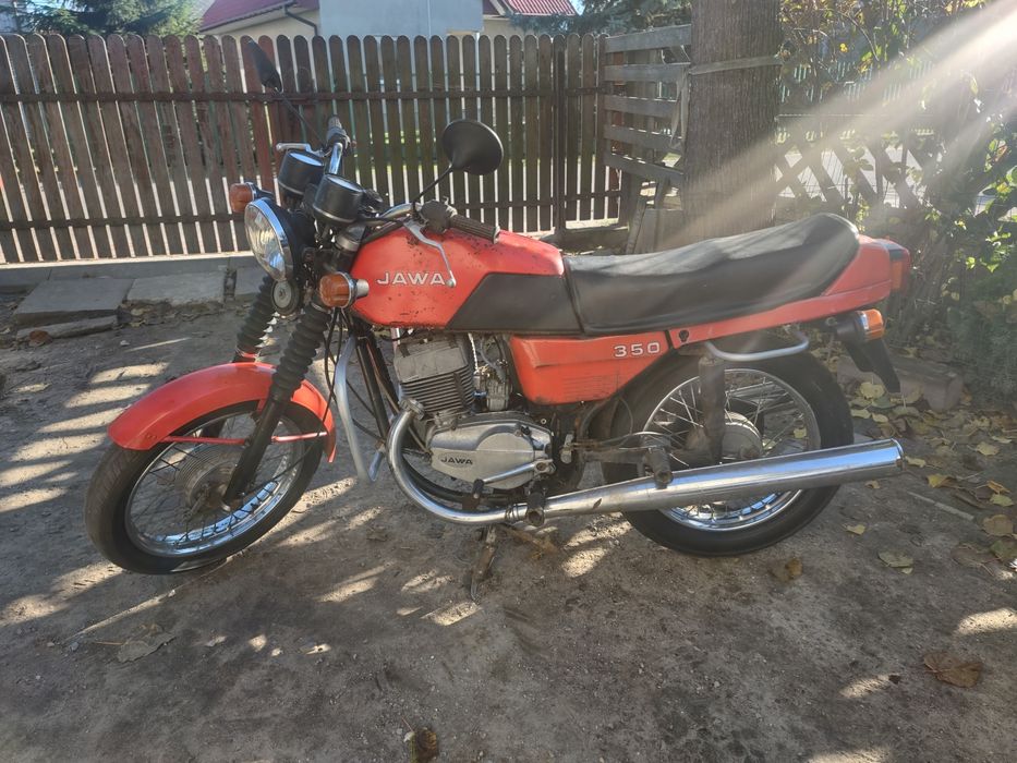 Jawa 350 TS model 638 jak Java delux 634 czy CZ 350 czerwona 632