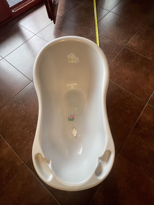 Wanienka plastikowa biała do kąpania dziecka