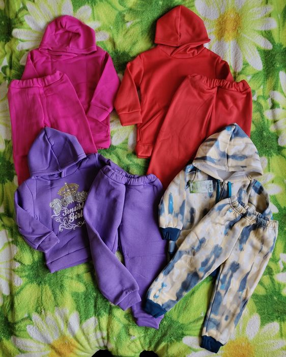 Теплый костюм трехнитка на девочку 1,5+, 2+, 3+, 4+, 5+, 6+, 7+ лет