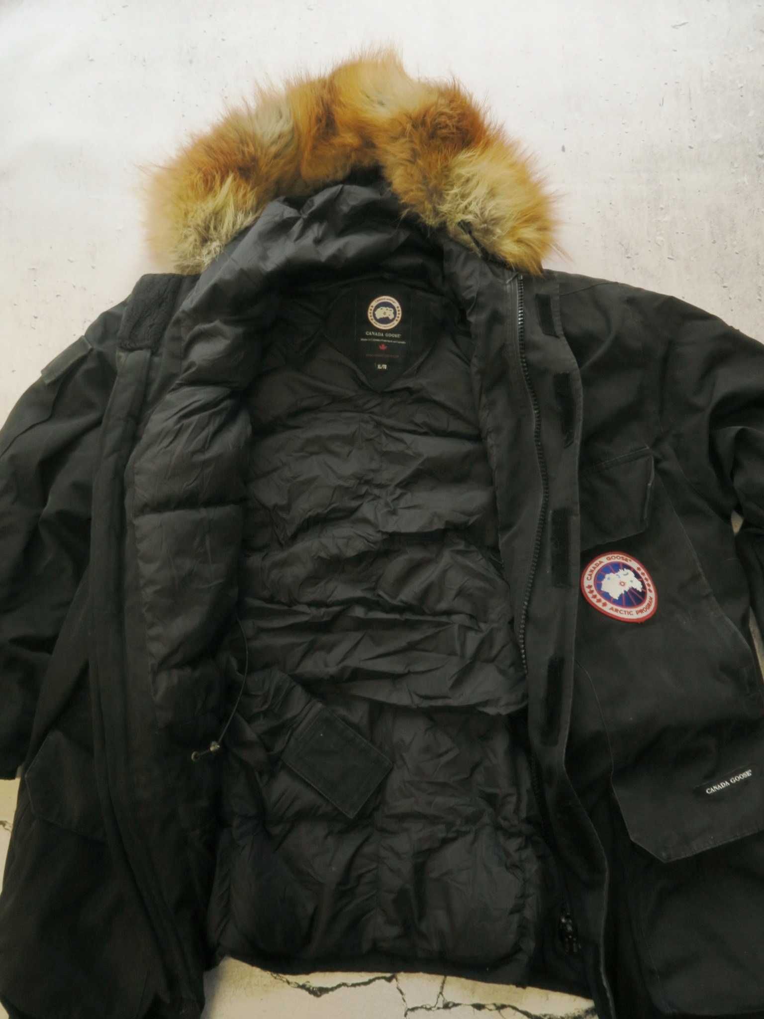 Canada Goose bardzo ciepła kurtka parka XL