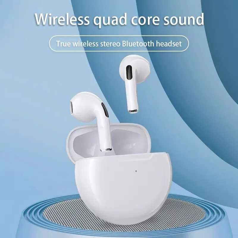 Słuchawki bezprzewodowe Air Pro 6 TWS Bluetooth pink różowe