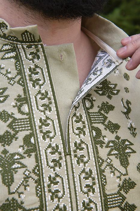 44-64 р Вишиванка чоловіча святкова лляна M L XL XXL 3XL 5XL 50 54 58