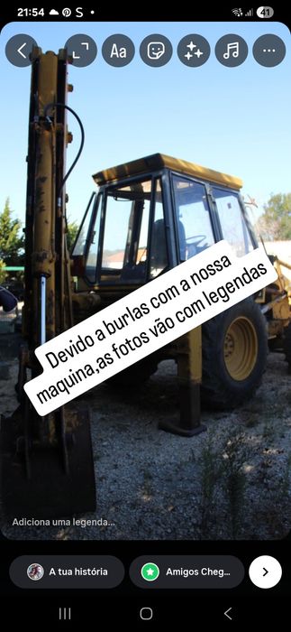 Rectroescavadora Matriculada
