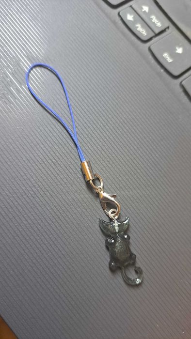 Handmade Wisiorek Zawieszka Kot? żywica uv