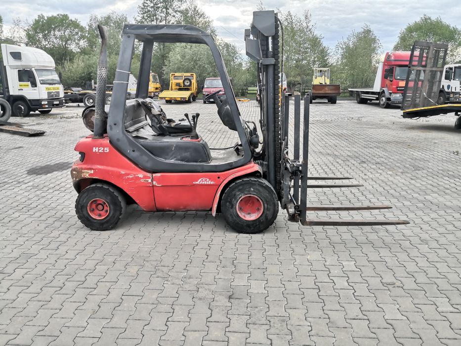 Wózek widłowy LINDE h25 pozycjoner możliwy transport