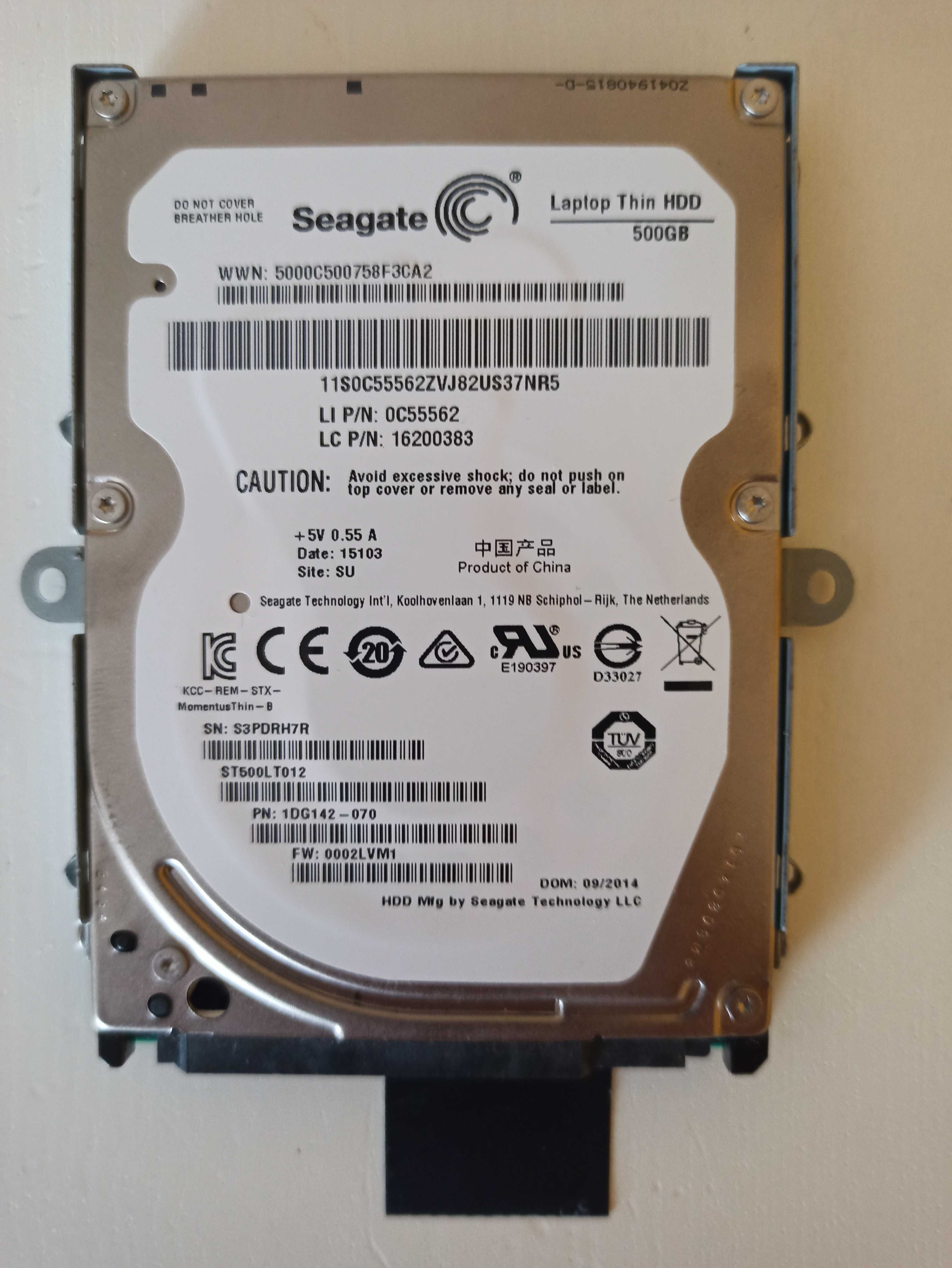 Dysk twardy Seagate Laptop Thin HDD 500 GB.