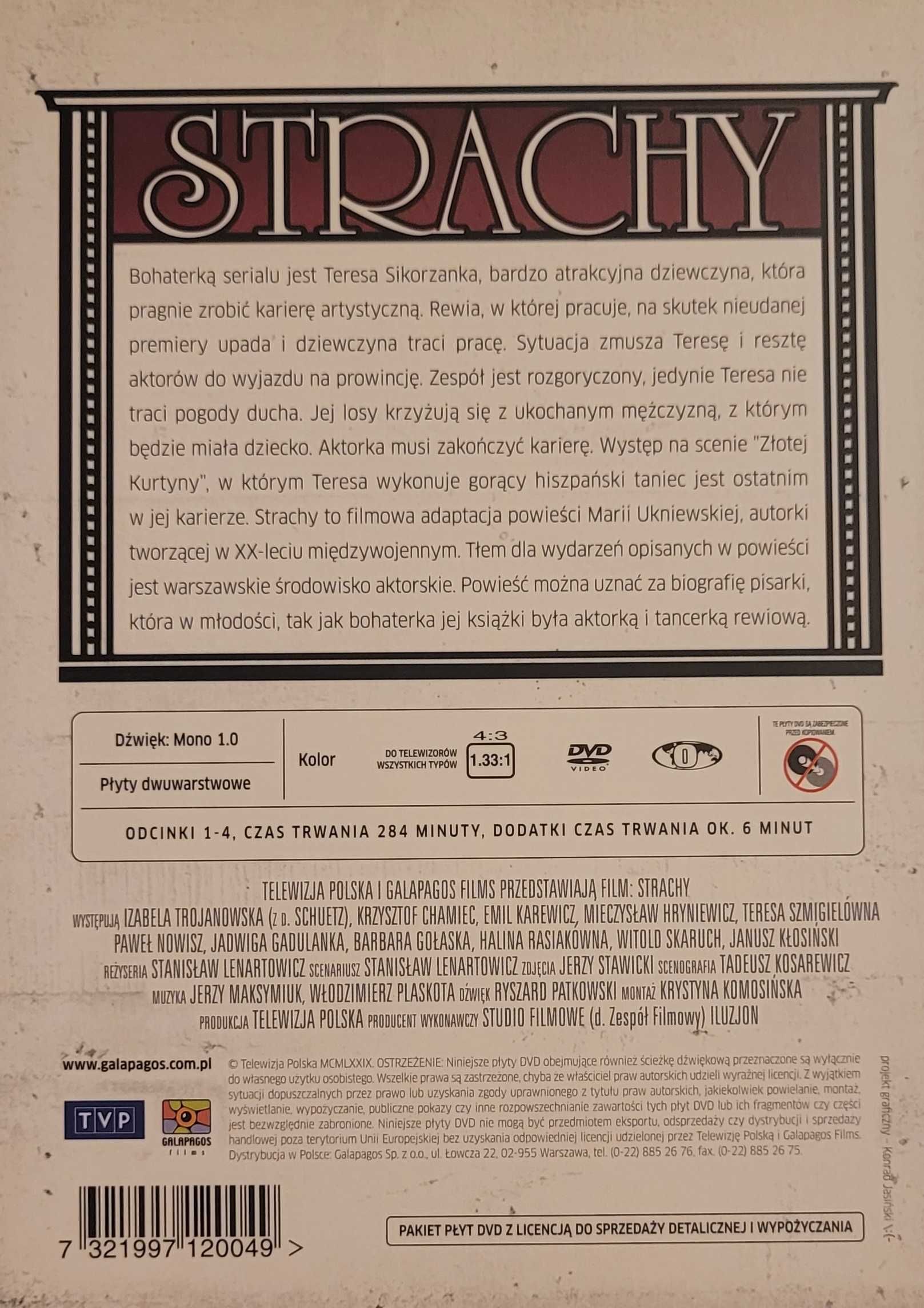 Strachy - serial DVD