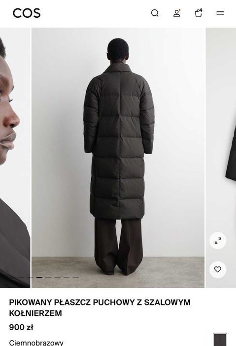 Пуховик COS поточна колекція хs