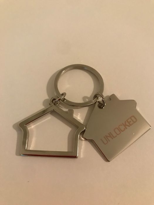 Porta-Chave em liga de zinco formato casa