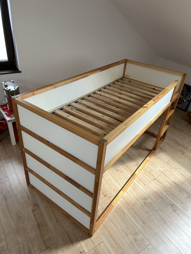 Łóżko Ikea Kura + Baldachim