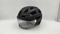 Kask rowerowy Uvex Finale Visor r. 52-57 lampa LED (AK7)