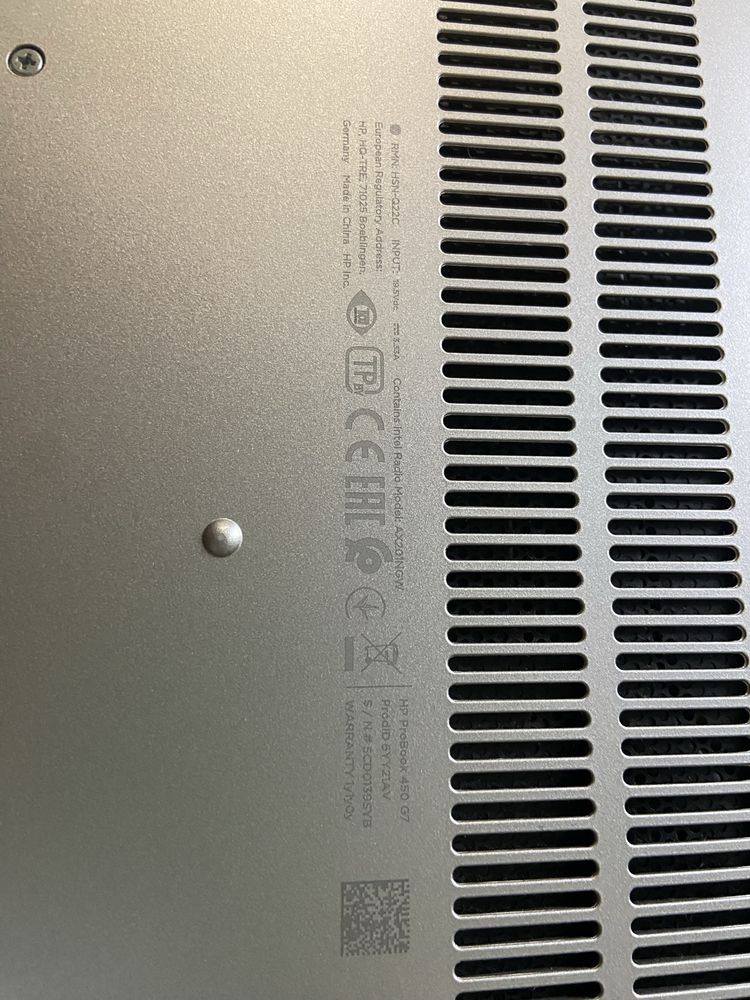hp probook 450 g7