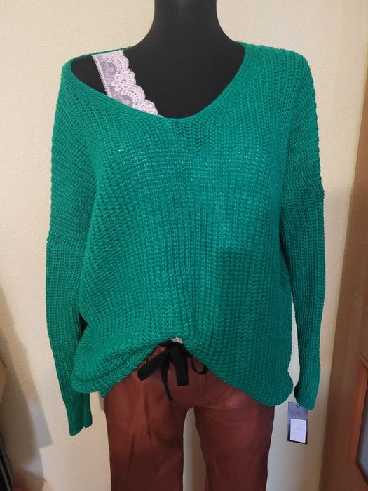 Nowy sweter zielony Nobis