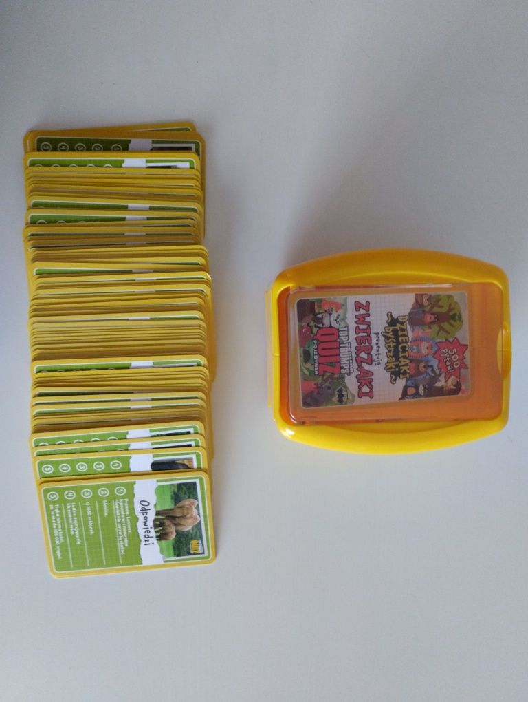 Top Trumps Dzieciaci Bystrzaki Zwierzaki quiz