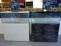 Aquario com móvel e filtro jbl novo