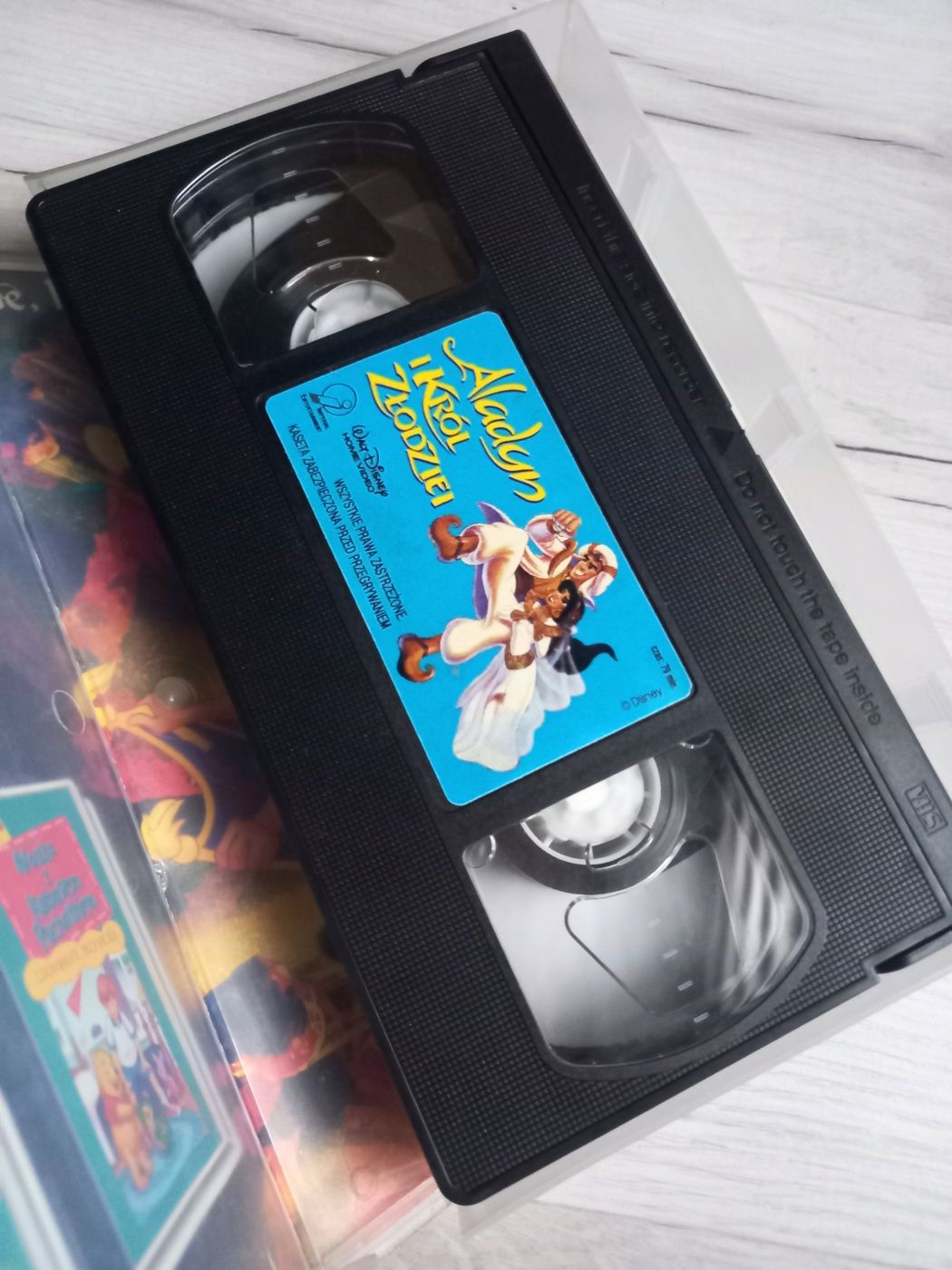 Kaseta VHS Aladyn 1992 rok kaseta video film animowany