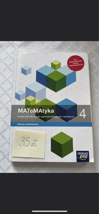 Podręcznik z matematyki zakres podstawowy nowa era