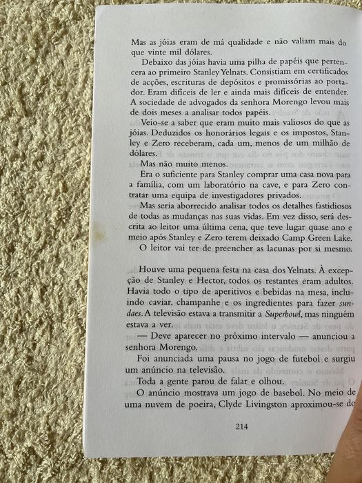 O polegar de Deus - Louis Sachar
