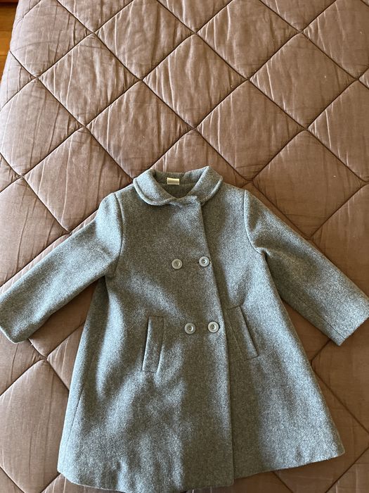 Casaco cinzento 2-3 anos  zippy usado uma vez .Como novo.