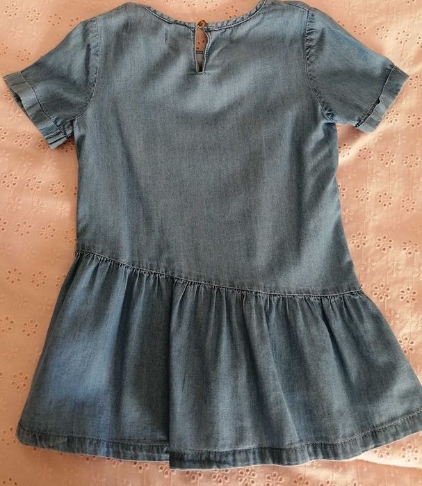 Vestido de ganga de criança