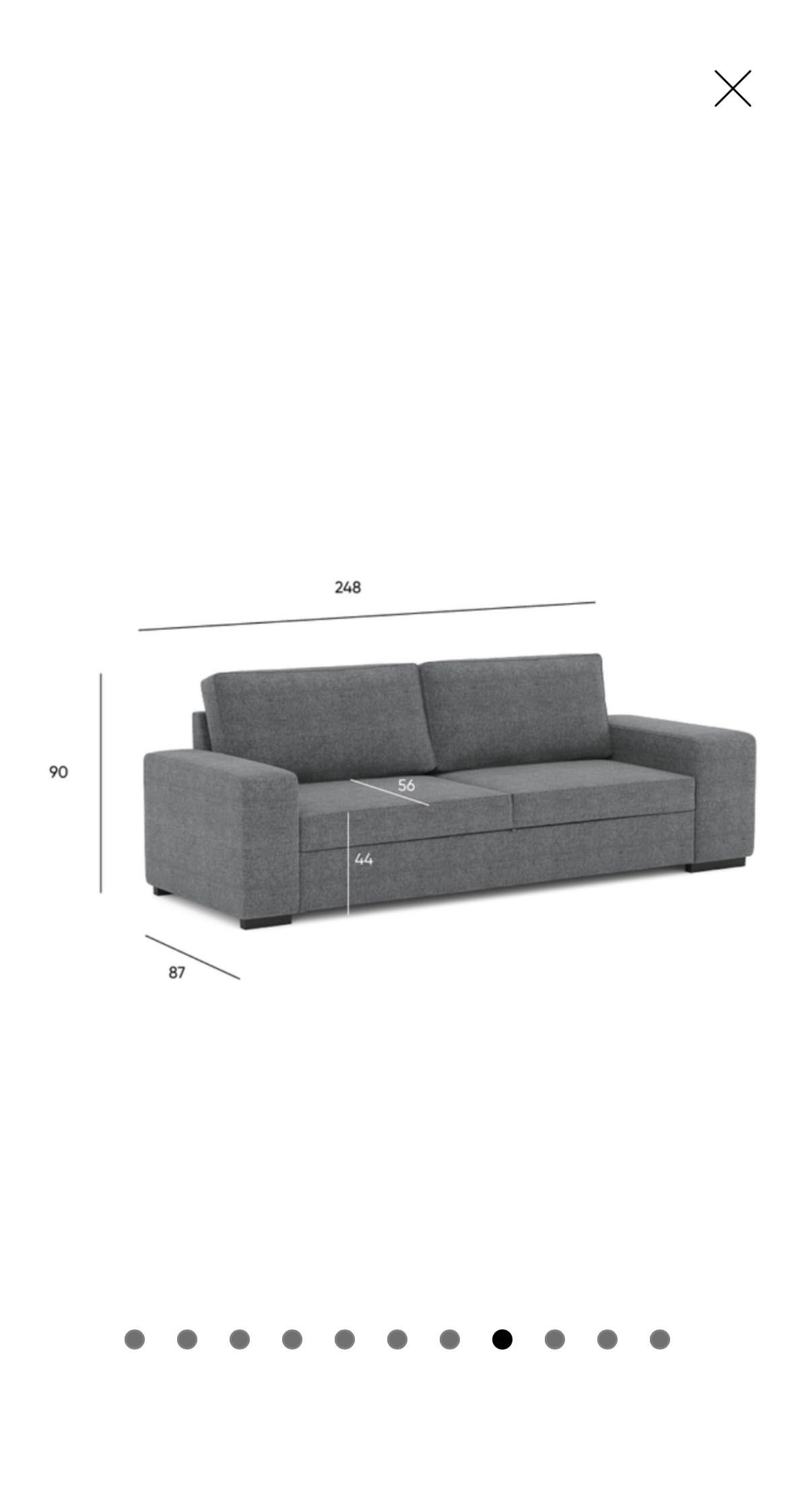 Sofa 3 lugares / cama