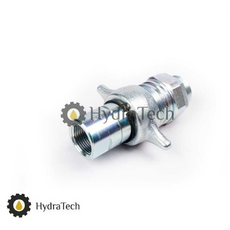 Швидкоз'єднувач HYVA 3/4" быстросъем гидравлический "барашек"