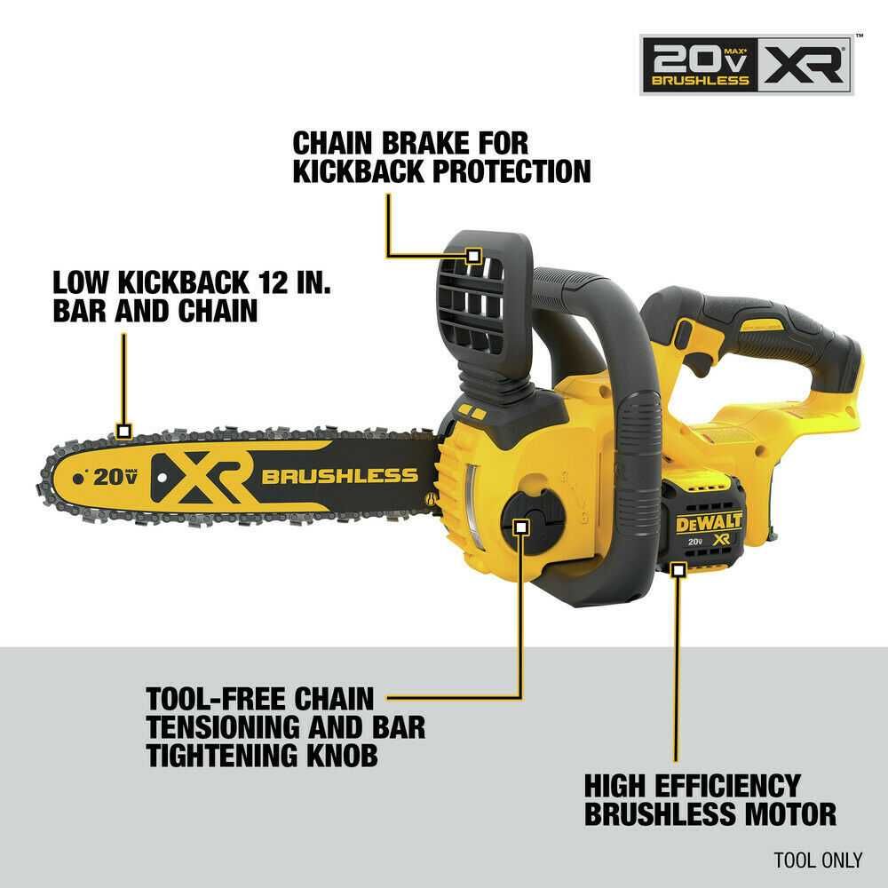 ТОП НОВА Dewalt DCCS 677B T X Y Z 1 ланцюгова пила акумуляторна