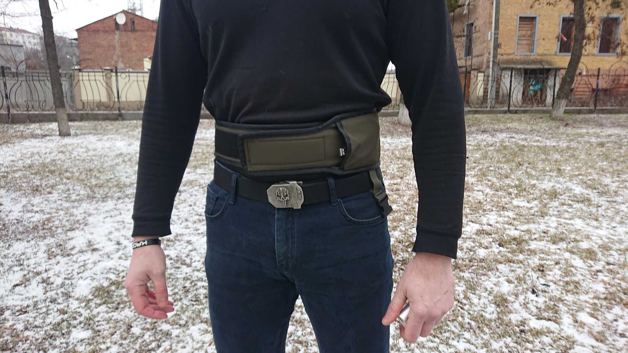 Пояс з подогревом нагрев от Power Bank / пояс грелка