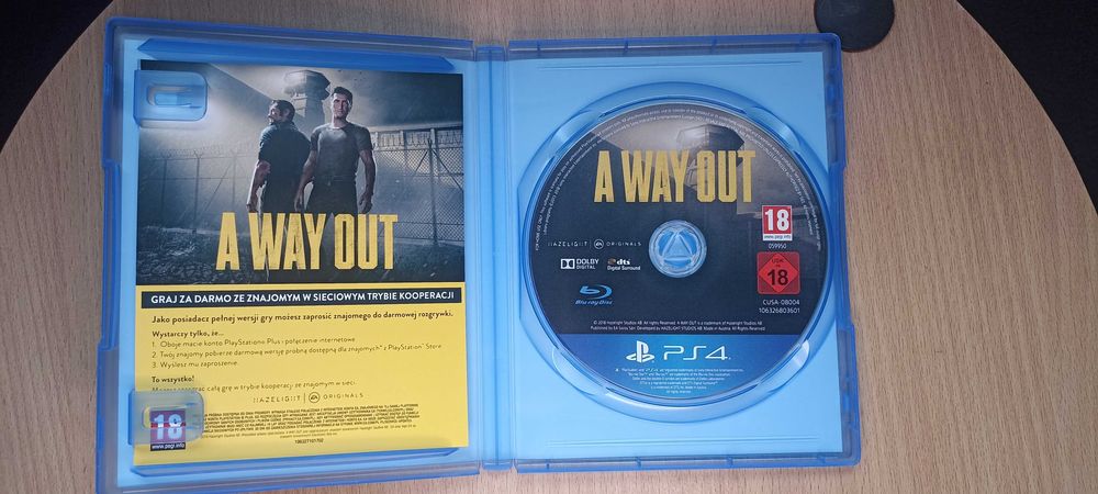 A Way Out, Playstation 4, PS4
