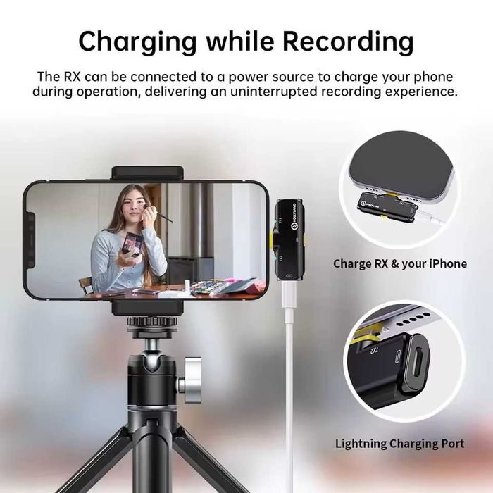 Беспроводной микрофон Hollyland LARK C1 Duo (Lightning iPhone)