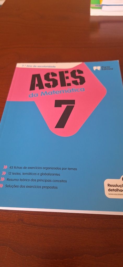 Manual matemática 7ano ases da matemática porto editora