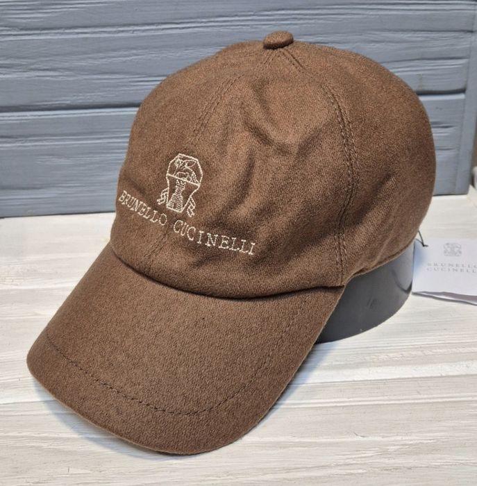 Бейсболка Brunello  cucinelli шерсть