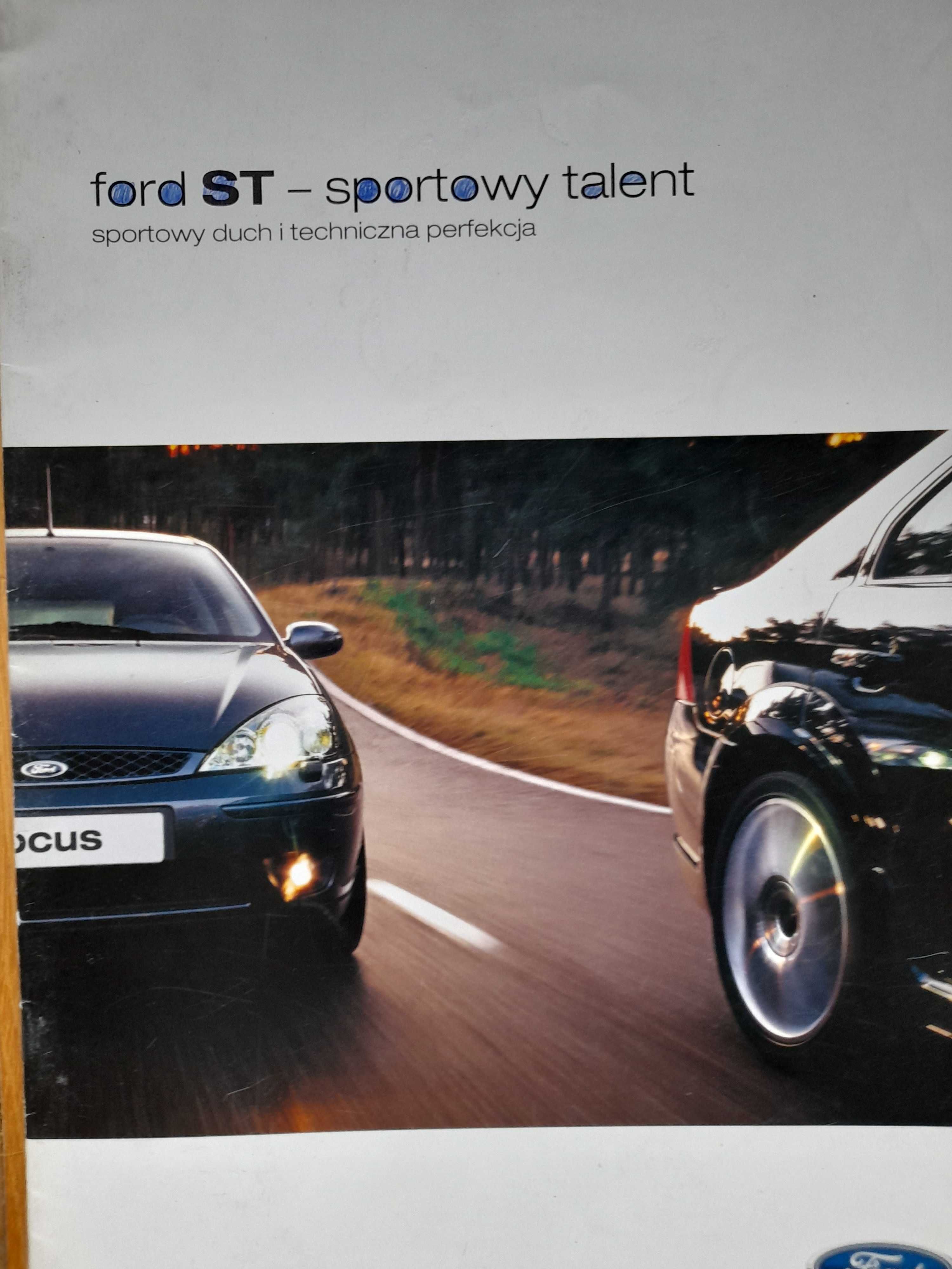 FORD Focus ST170, FORD Mondeo ST220 język polski rok 2002