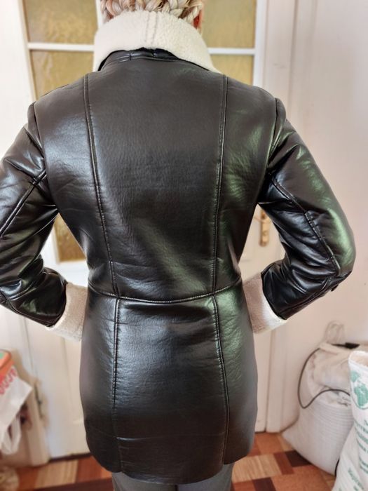 Пальто(куртка) екокожа