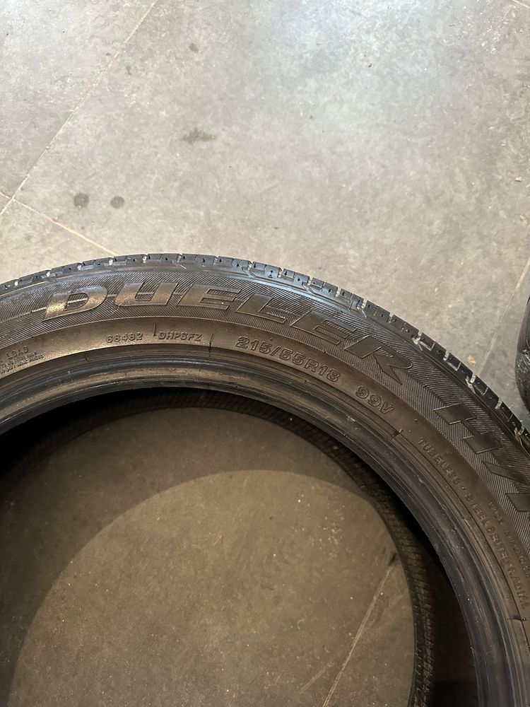 Bridgestone 215/55 R18 літо 2-шт, шини Nissan Rogue, X-Trail, Qashqai