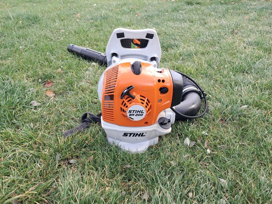 Dmuchawa plecakowa do liści śniegu stihl br200 idealny stan  bg sh 86