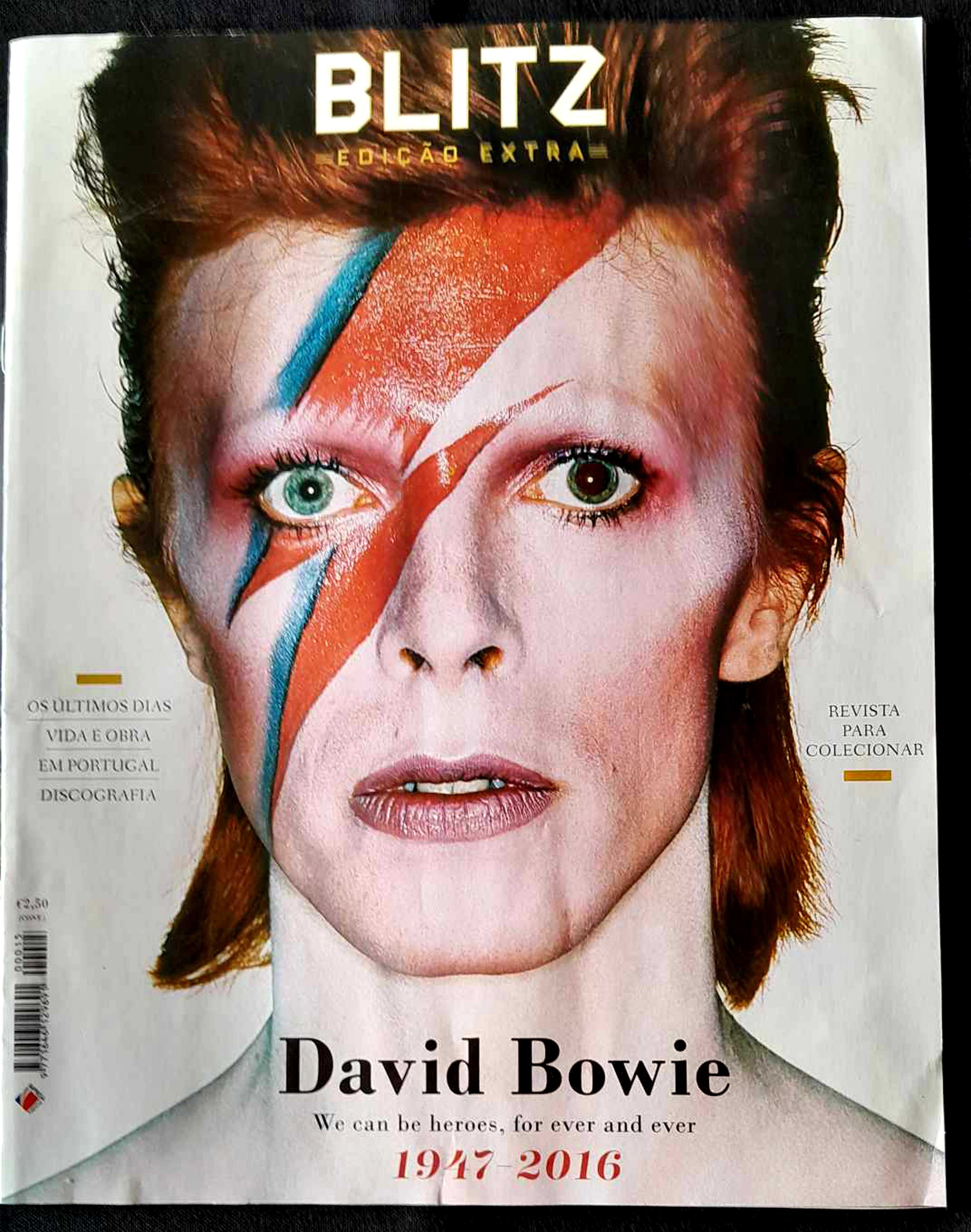 David Bowie - Revista Blitz, Edição Extra NOVA