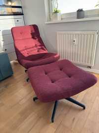 Fotel z podnóżkiem Ikea Havberg