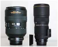 Nikon 28-70mm f2.8D ED, Tokina 80-200mm f2.8 AT-X PRO. З мотором