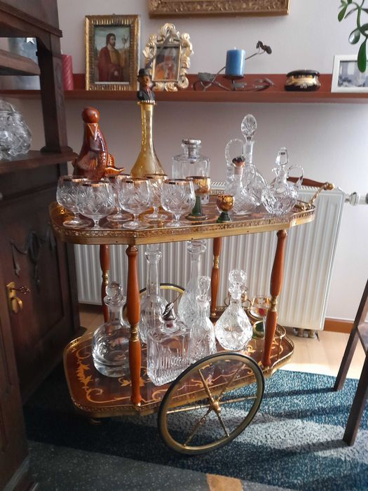 Antyczny barek mosiądz