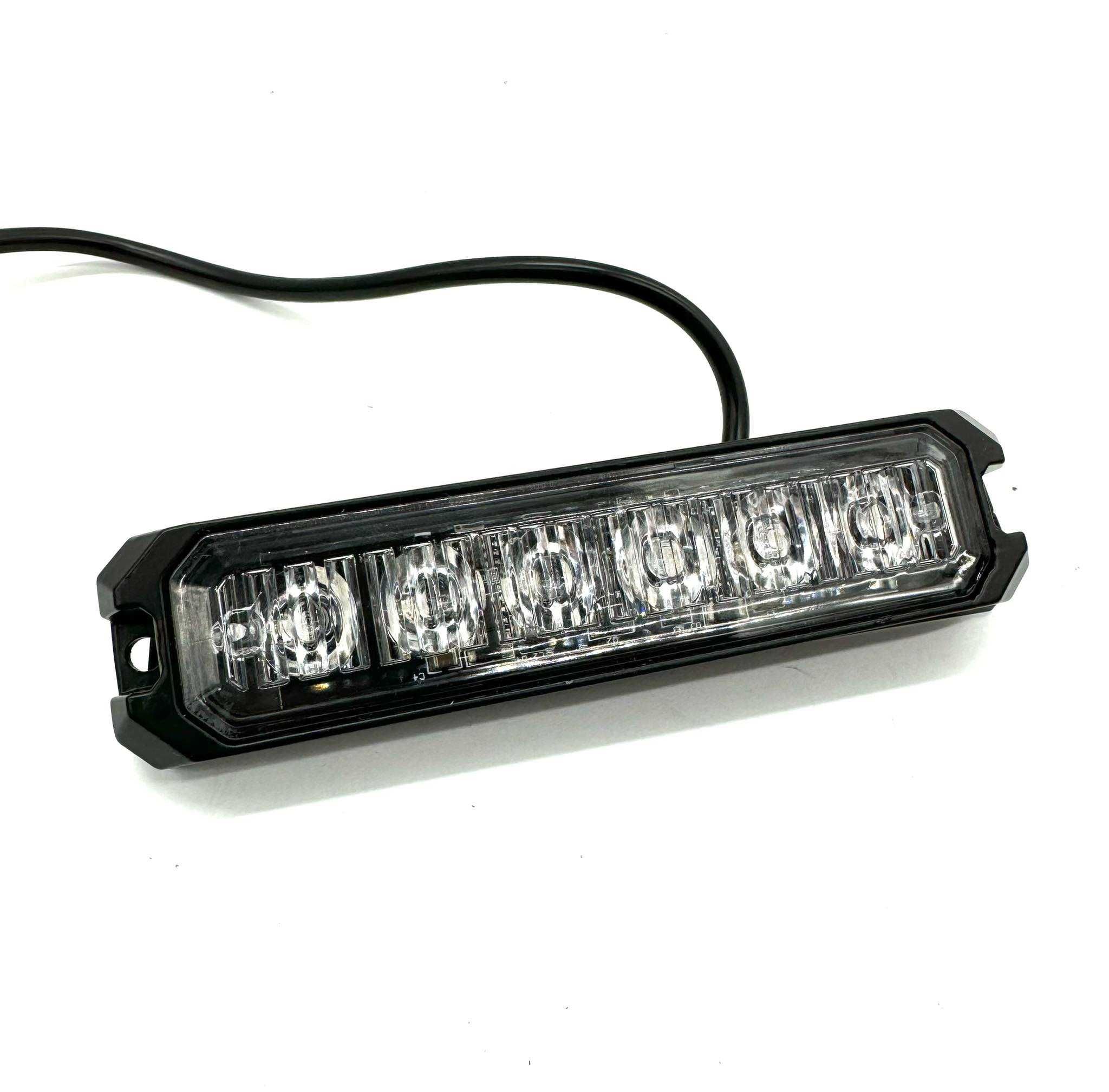 Lampa ostrzegawcza stroboskop niebieski LED 12-24V N41