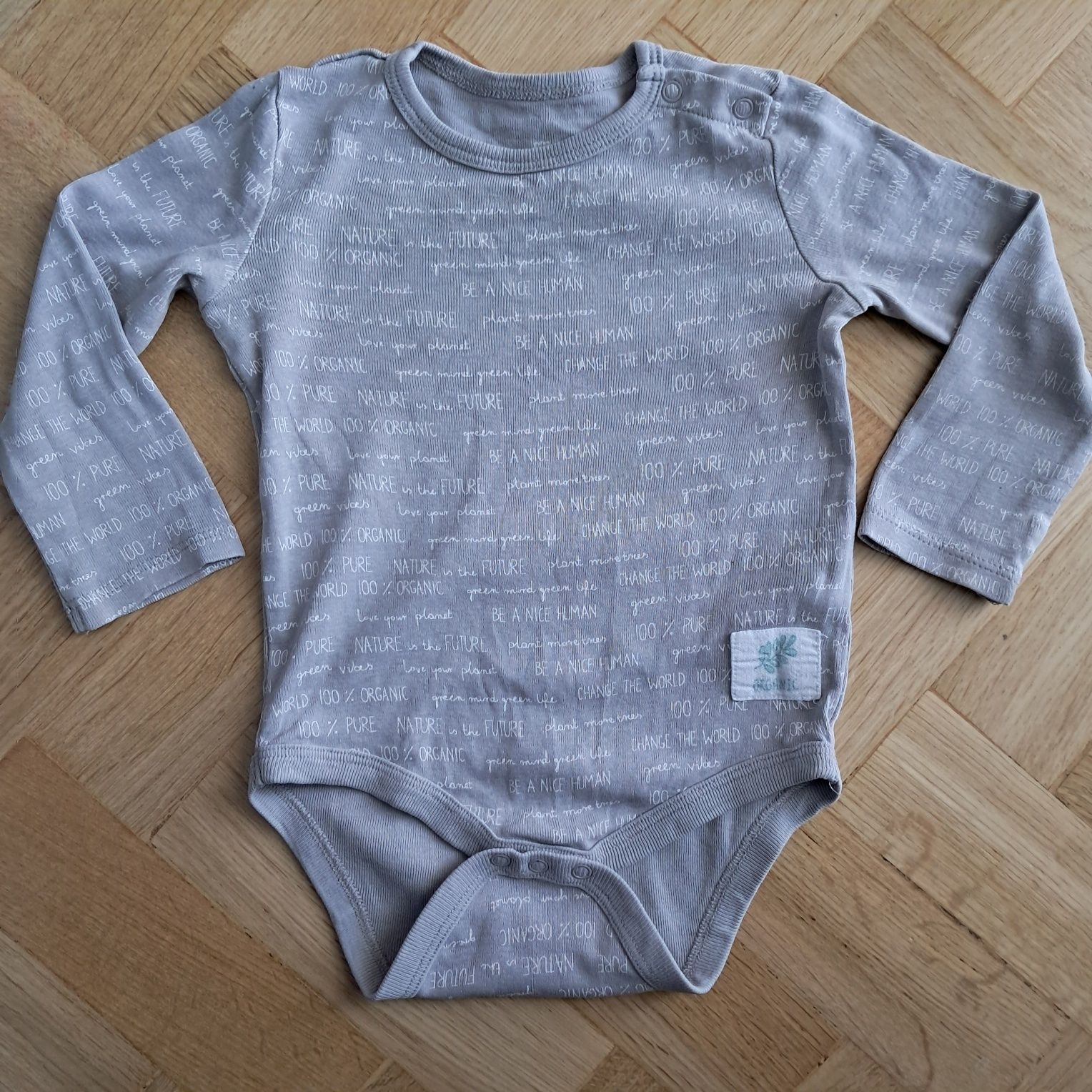 Body niemowlęce z długim rękawem 80 cm So Cute Organic