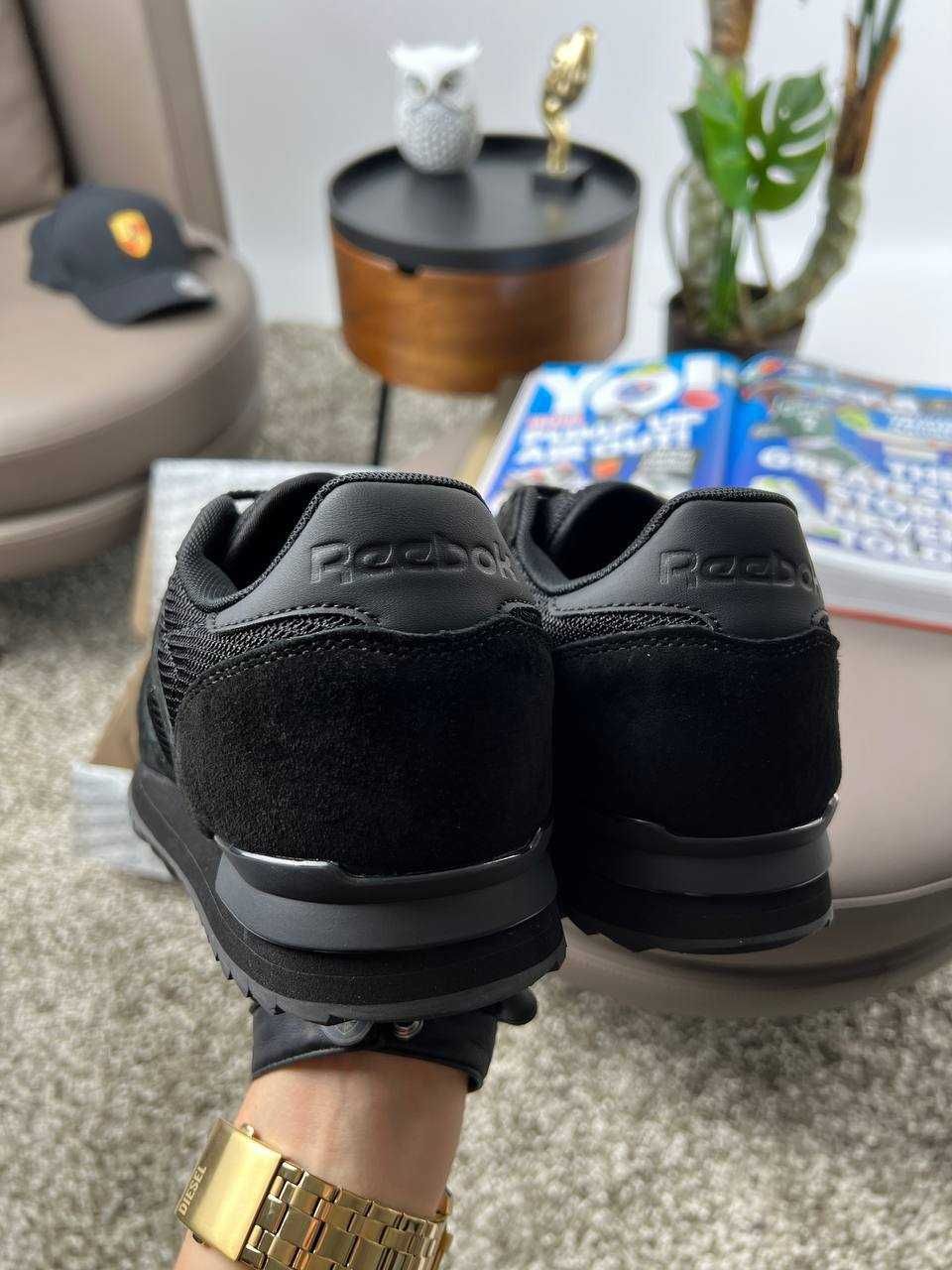 Чоловічі кросівки рібок Reebok Classic New Black [41,42,43,44,45,46]