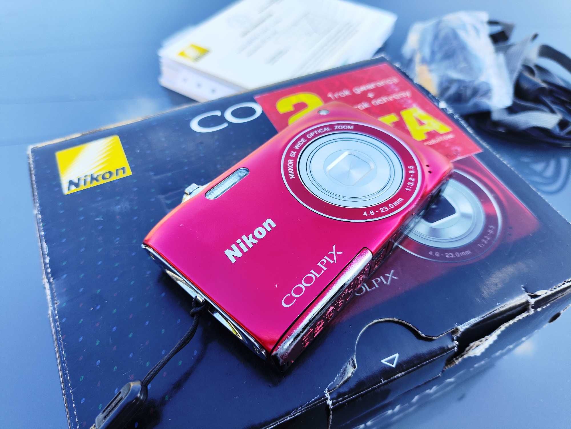 Aparat cyfrowy Nikon Coolpix S3100, Pudełko, Komplet, Wysyłka w cenie!