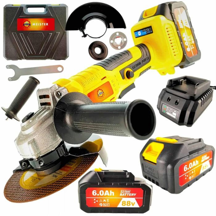 Kątówka akumulatorowa, szlifierka