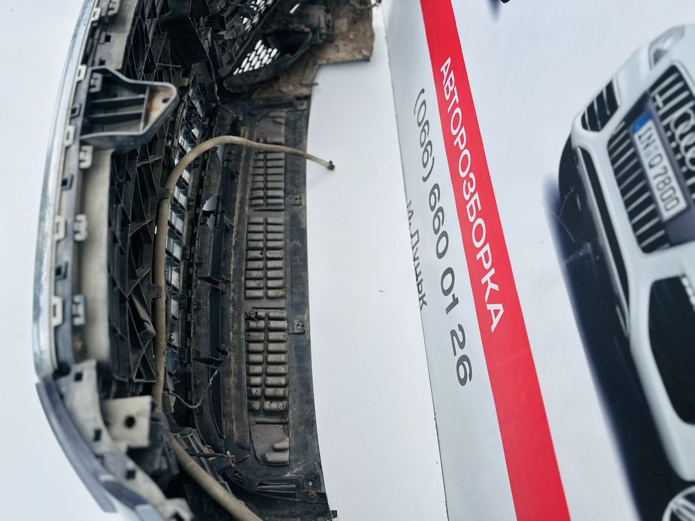 Передній Бампер Audi Q7 4L S-Line Рестайлинг Губа Передня Роборка