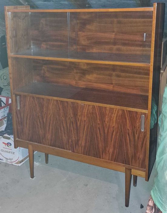 Regał Witryna Biblioteczka z okresu PRL-u